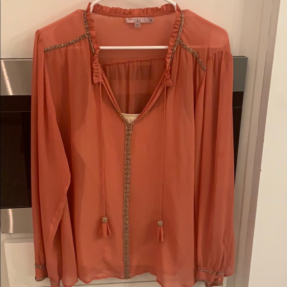Calypso St. Barths silk blouse!